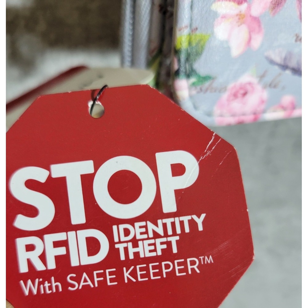 Mundi Mauve‎ Terrace Floral Flap Organizer Adjustable Strap My Backup Buddy New - Picture 4 of 12